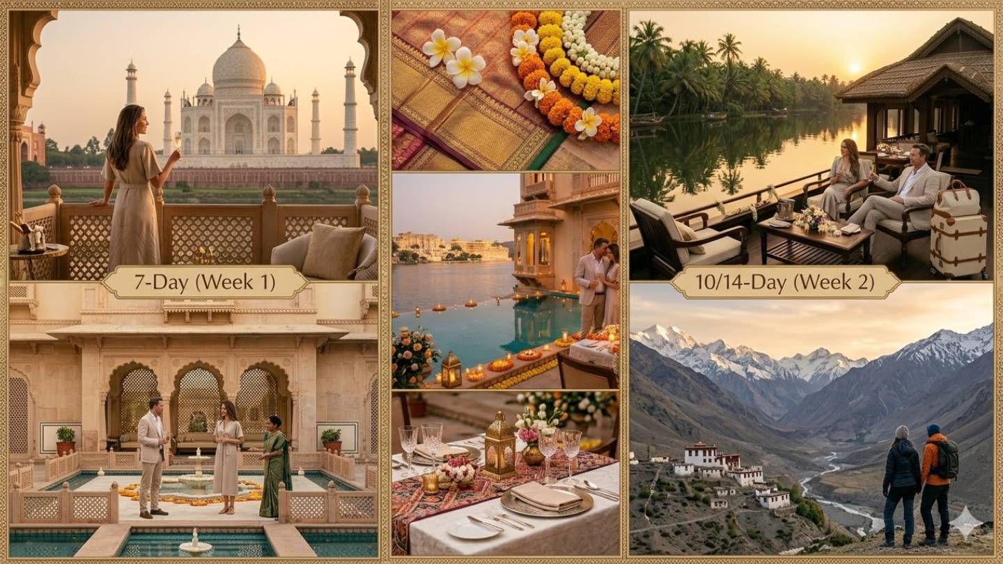 How to Experience India in 7, 10, and 14 Days – Luxury Itineraries